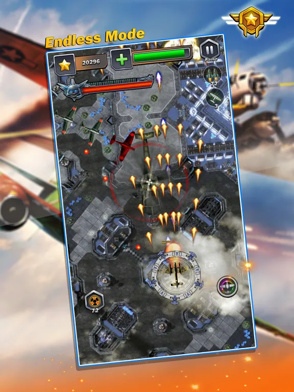 ภาพหน้าจอของ Squadron War: Galactic fighter iPad 