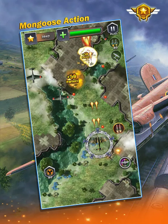 ภาพหน้าจอของ Squadron War: Galactic fighter iPad 