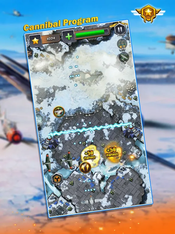 ภาพหน้าจอของ Squadron War: Galactic fighter iPad 