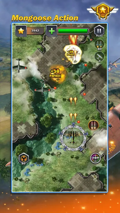ภาพหน้าจอของ Squadron War: Galactic fighter