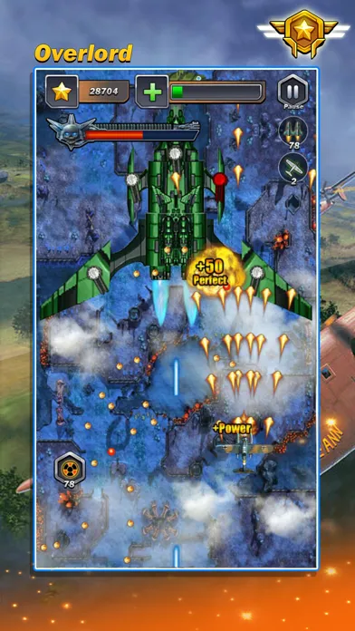 ภาพหน้าจอของ Squadron War: Galactic fighter