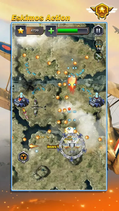 ภาพหน้าจอของ Squadron War: Galactic fighter
