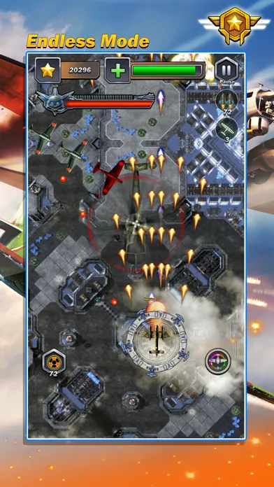 ภาพหน้าจอของ Squadron War: Galactic fighter