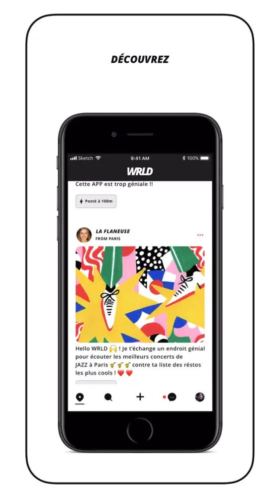 Screenshot di WRLD