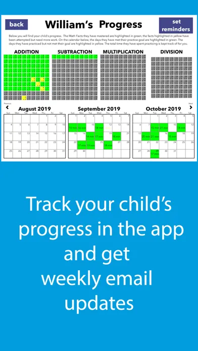 ภาพหน้าจอของ Adventures in Math: Math Facts