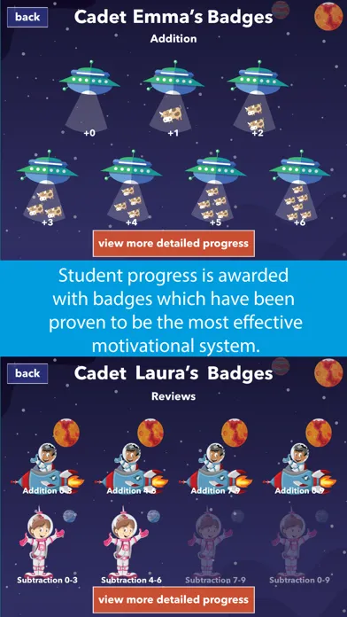 ภาพหน้าจอของ Adventures in Math: Math Facts