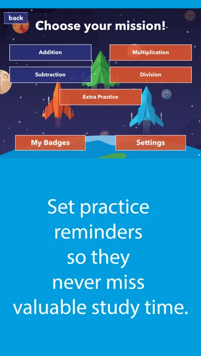 ภาพหน้าจอของ Adventures in Math: Math Facts