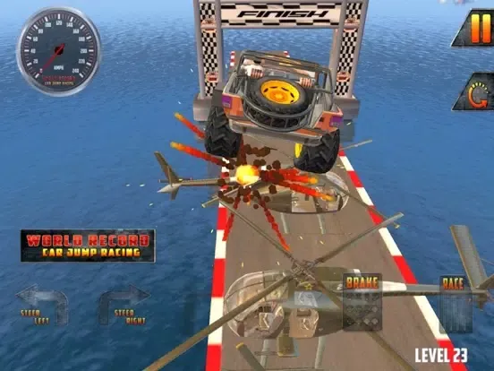 Скриншоты World Record Car Stunt Racing iPad 