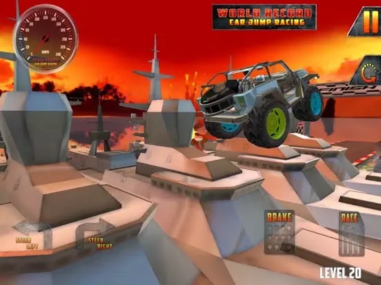 Скриншоты World Record Car Stunt Racing iPad 