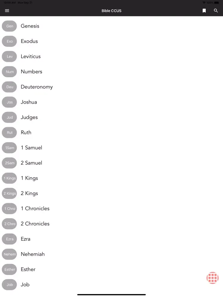 Bible CCUS iPad  Screenshots