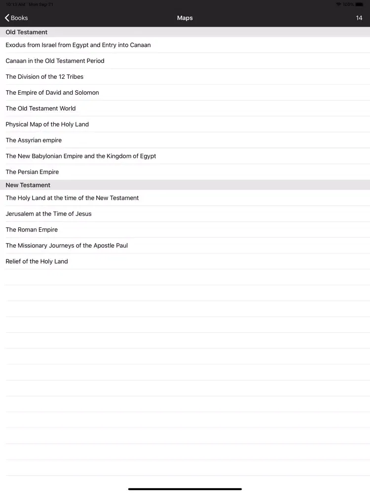 Bible CCUS iPad  Screenshots
