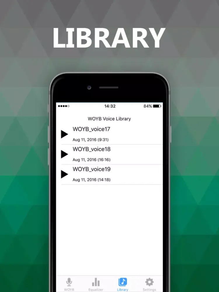 Capturas de tela do WOYB - Record Voice Notes iPad 