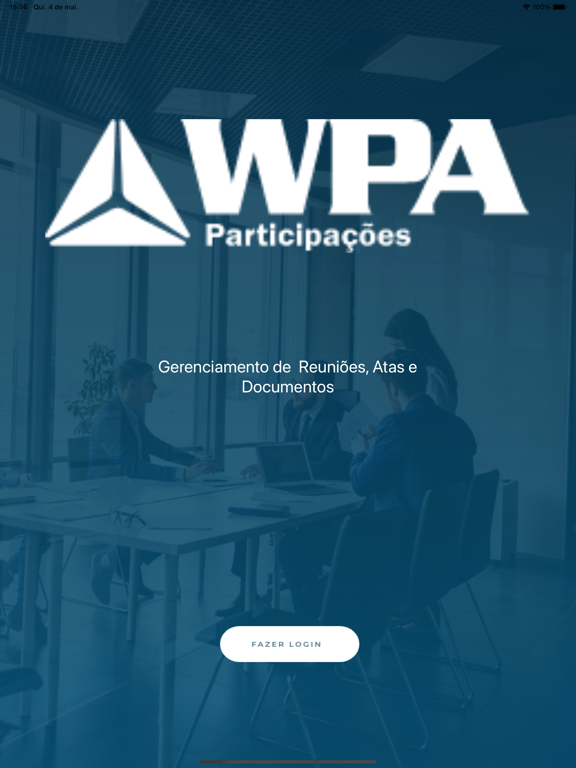 WPA iPad  スクリーンショット