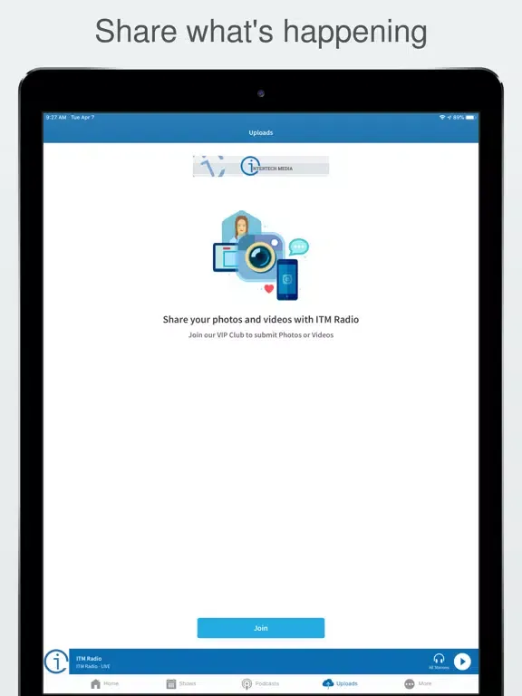 Скриншоты ITM Radio iPad 