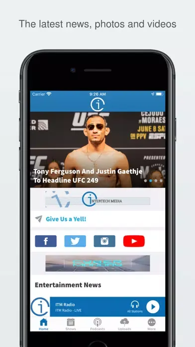 Скриншоты ITM Radio