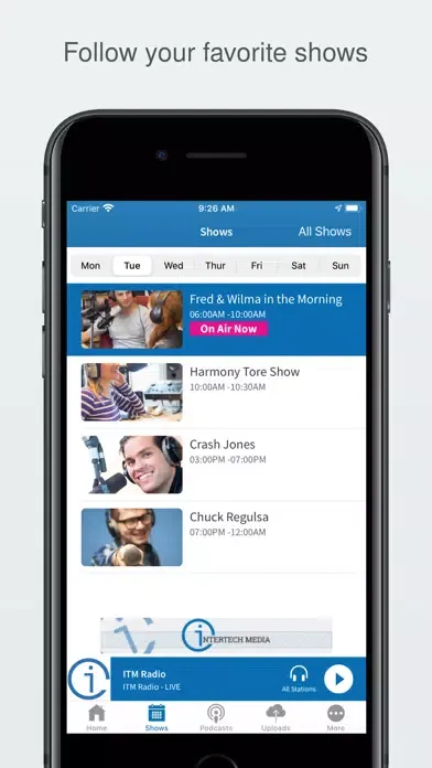 Скриншоты ITM Radio