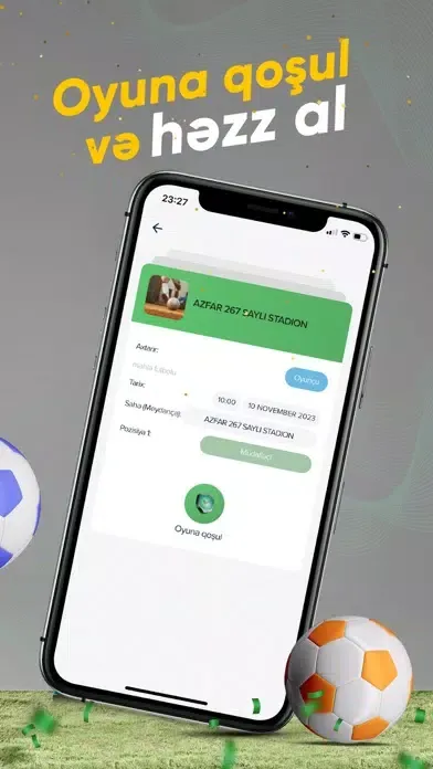 Capturas de tela do WPlay: stadium & match booking