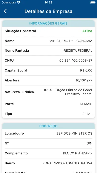 Consulta CNPJ - 2024 Ekran Görüntüleri