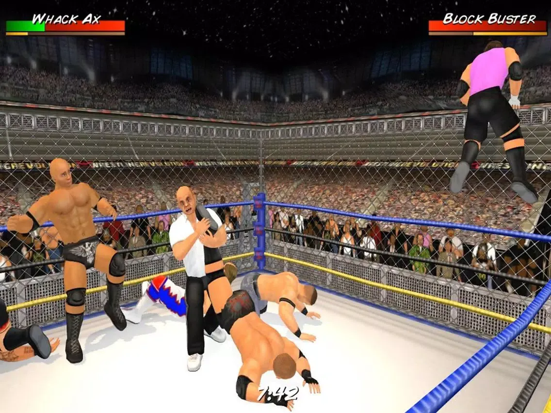 Wrestling Revolution 3D (Pro) iPad  스크린샷