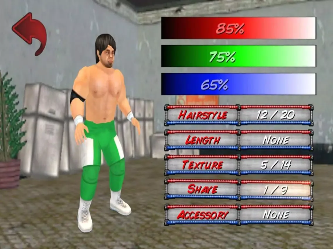 Wrestling Revolution 3D (Pro) iPad  스크린샷