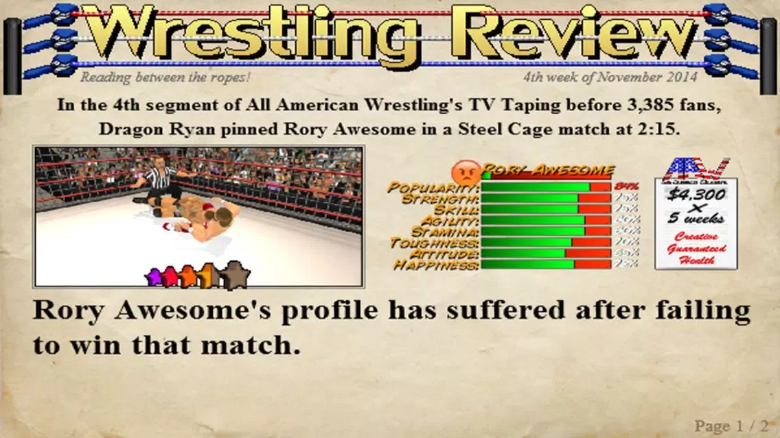 Wrestling Revolution 3D (Pro) 스크린샷