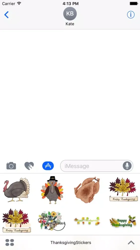 Thanksgiving Turkey Stickies 2016應用截圖