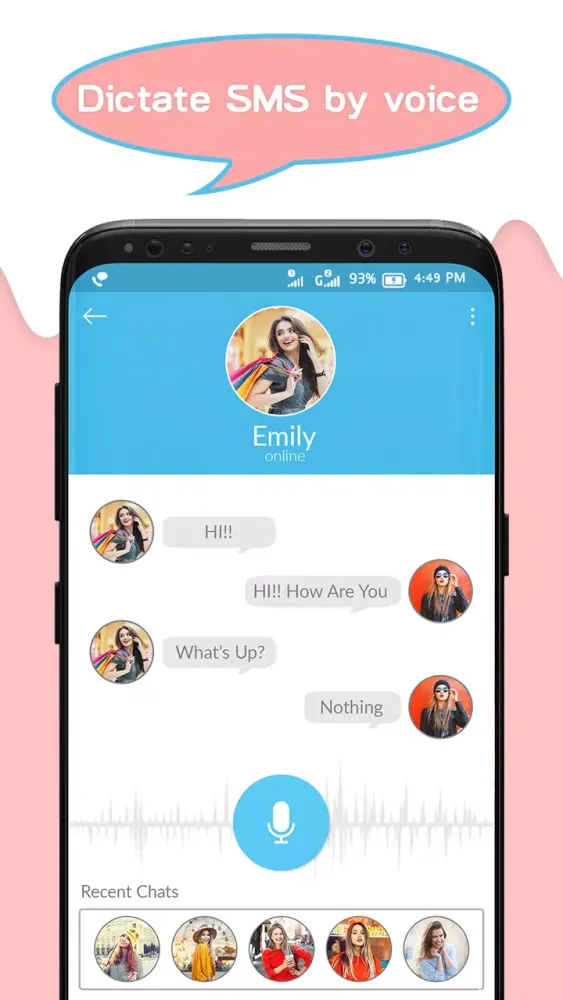 Write SMS by Voice Screenshots