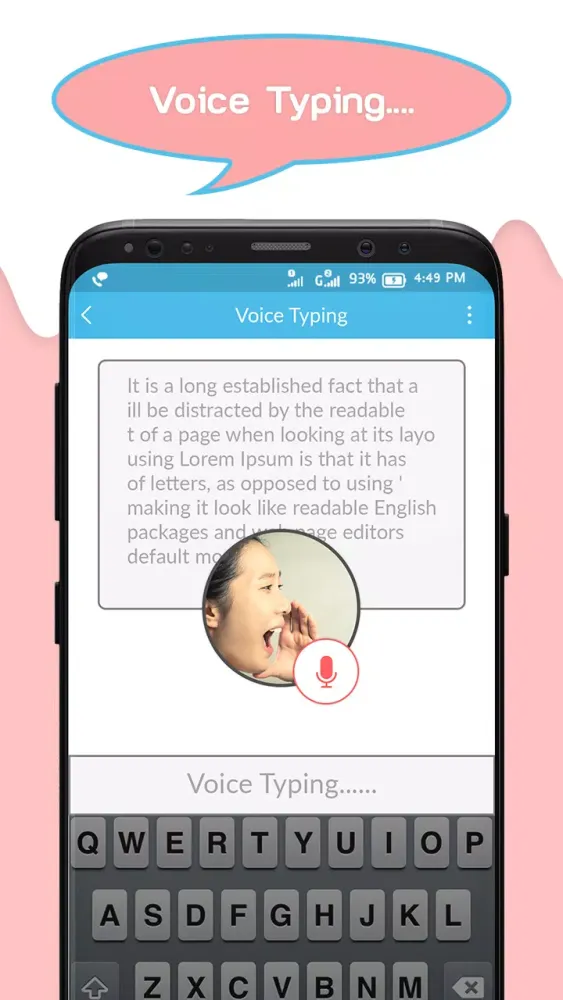 Write SMS by Voice Screenshots