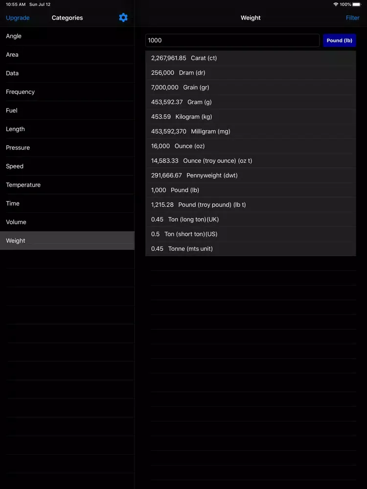 صور Fast Units Converter iPad 