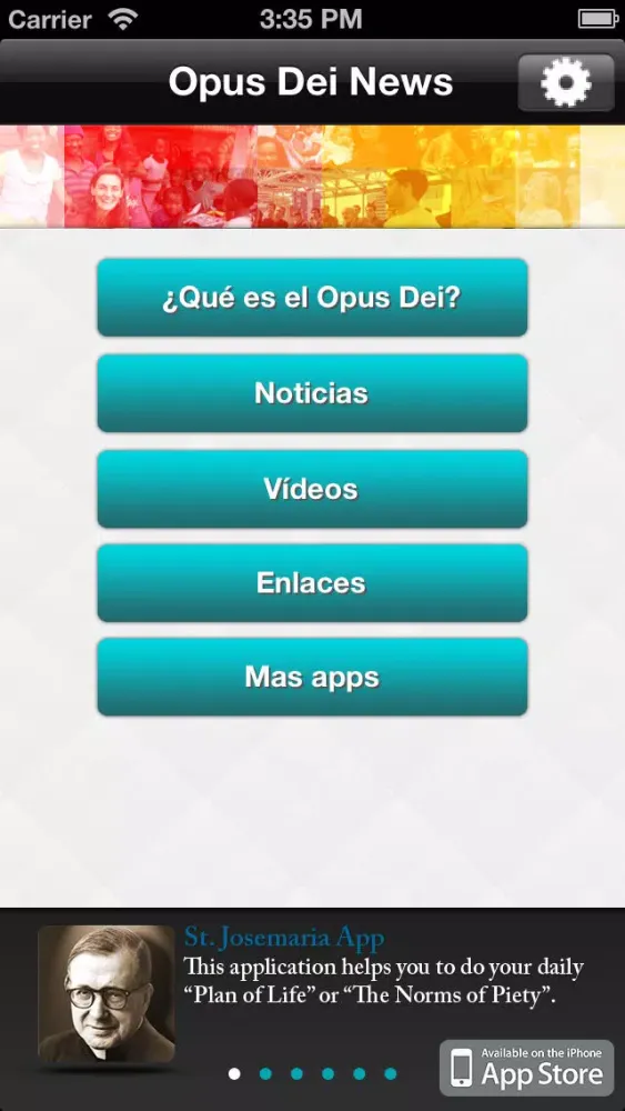 Captures d'écran de Opus Dei News
