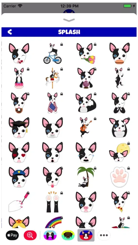 Boston Terrier Lover Emoji Screenshots