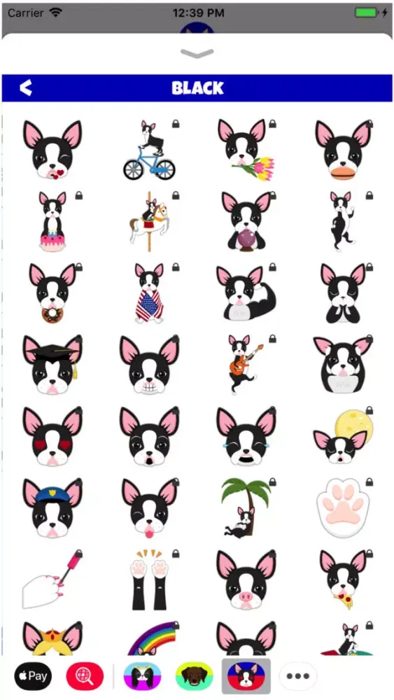 Boston Terrier Lover Emoji Screenshots