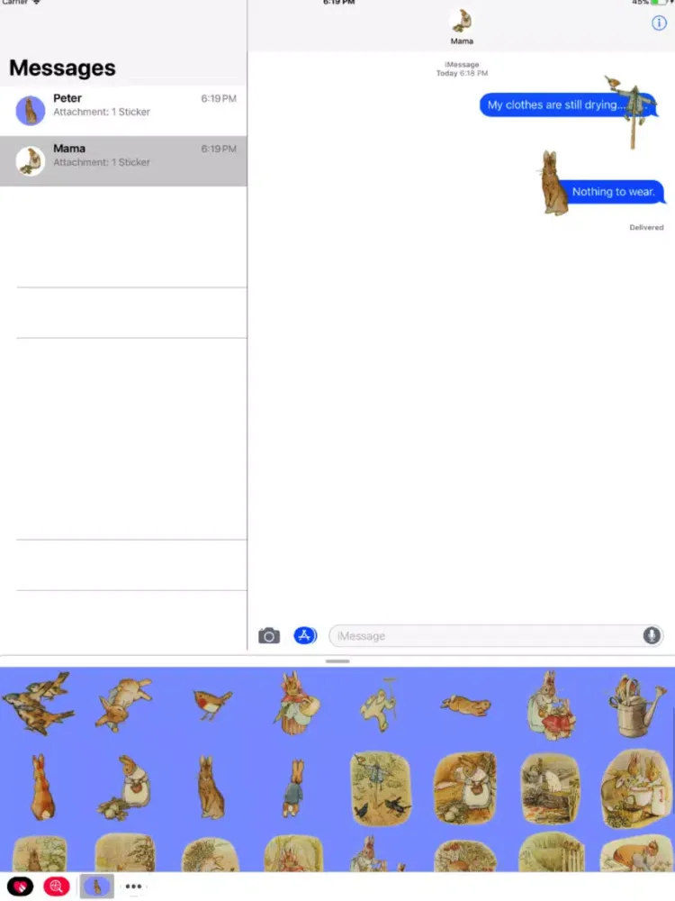 تصاویر Peter Rabbit Tales iPad 