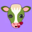 Saint Patrick's Day Cow Emoji Stickers Saint Patrick's Day Cow Emoji Stickers