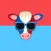 USA Red White Blue Patriot Cow