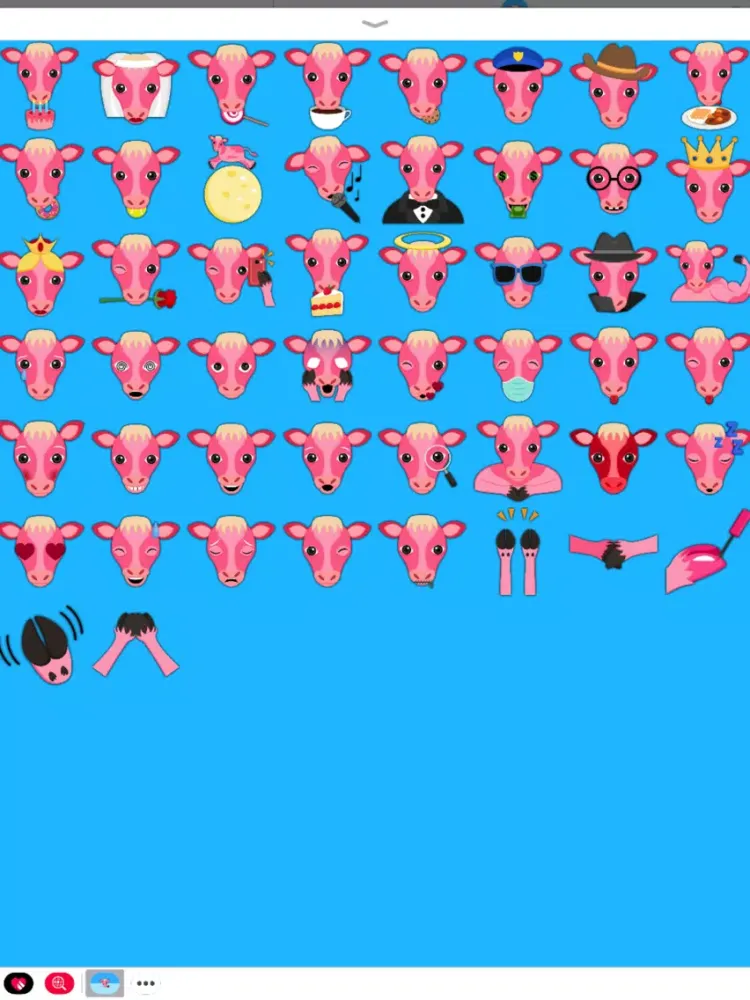 Cupid's Valentine's Day Cow iPad Screenshots