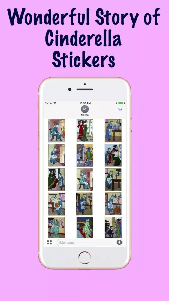 تصاویر Wonderful Story of Cinderella Stickers