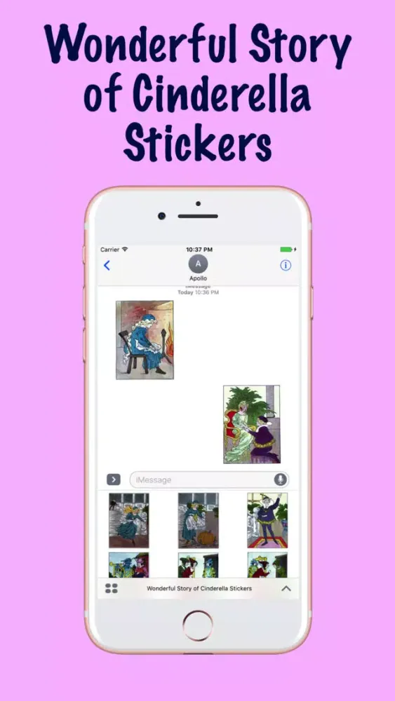 تصاویر Wonderful Story of Cinderella Stickers