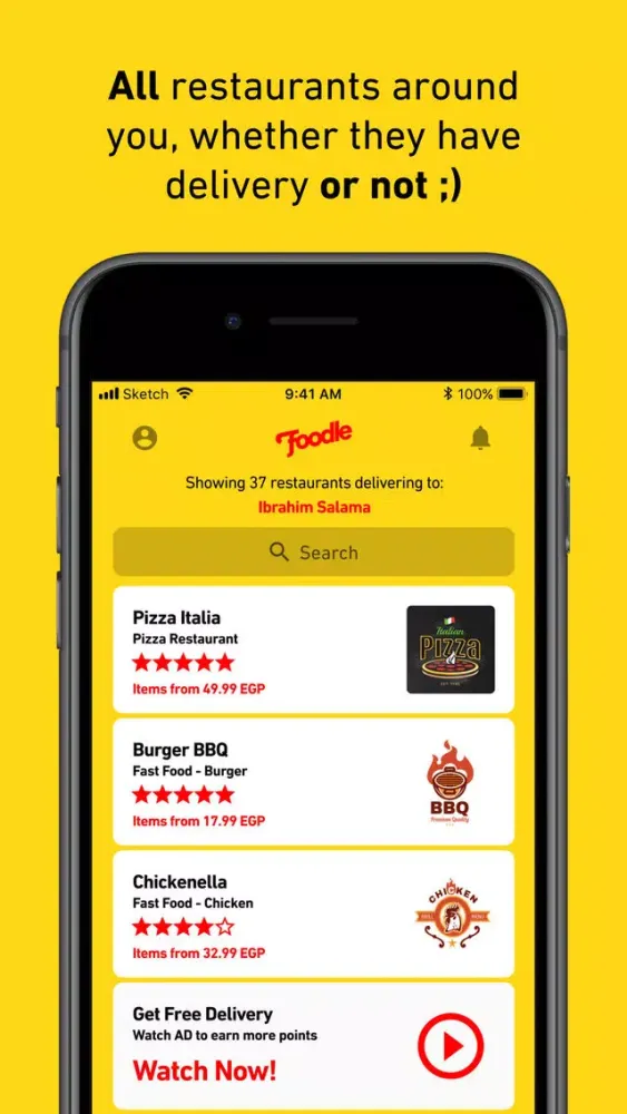 Ảnh chụp màn hình của Foodle | Online Food Delivery