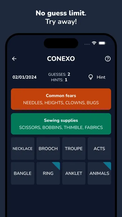 Conexo স্ক্রিনশট