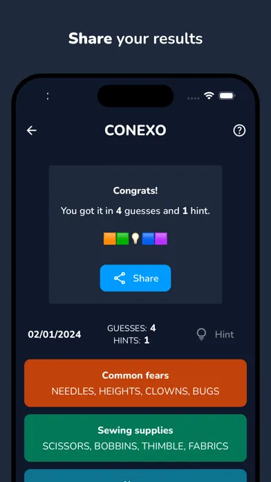 Conexo স্ক্রিনশট