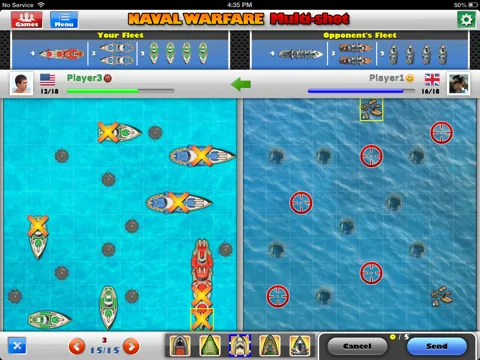 Naval Warfare Multi-shot iPad  स्क्रीनशॉट