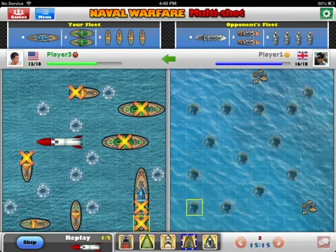 Naval Warfare Multi-shot iPad  स्क्रीनशॉट