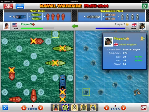 Naval Warfare Multi-shot iPad  स्क्रीनशॉट