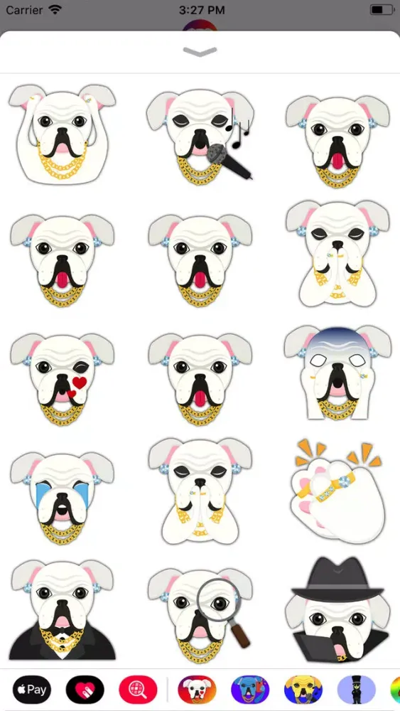 Capturas de tela do Animated Hip Hop Bulldog