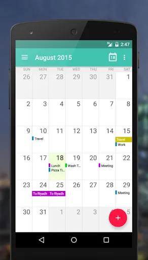 Etar - OpenSource Calendar Screenshots