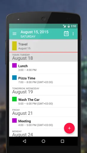 Etar - OpenSource Calendar Screenshots