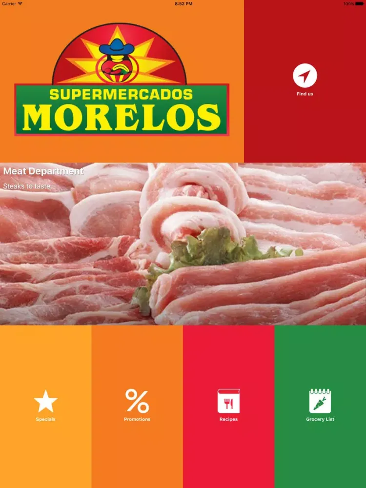 Скриншоты Supermercados Morelos iPad 