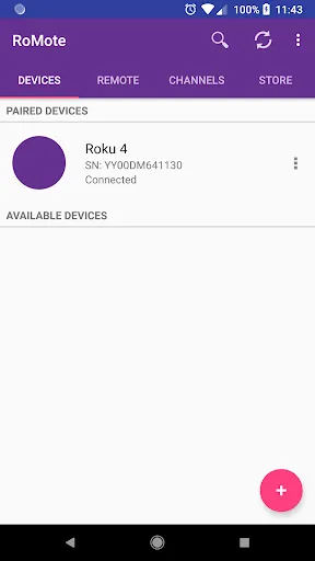 Capturas de pantalla de Open Source Roku Remote