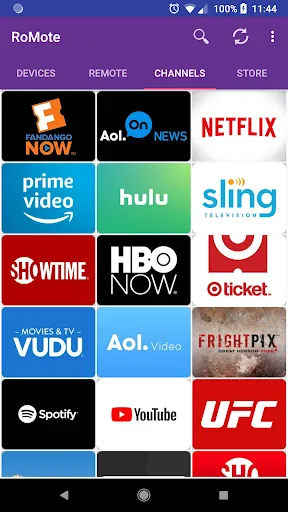 Capturas de pantalla de Open Source Roku Remote